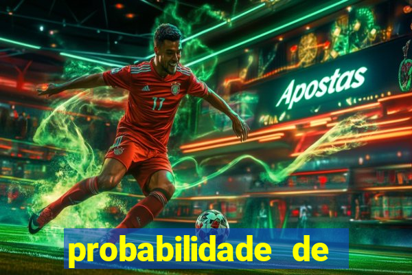 probabilidade de gol em um jogo